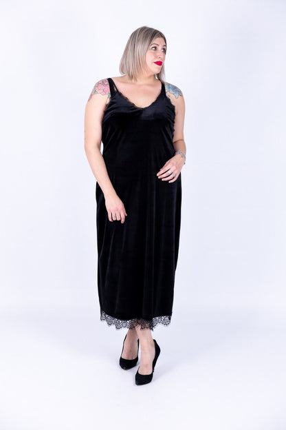 Susy Star - Abito lungo ciniglia