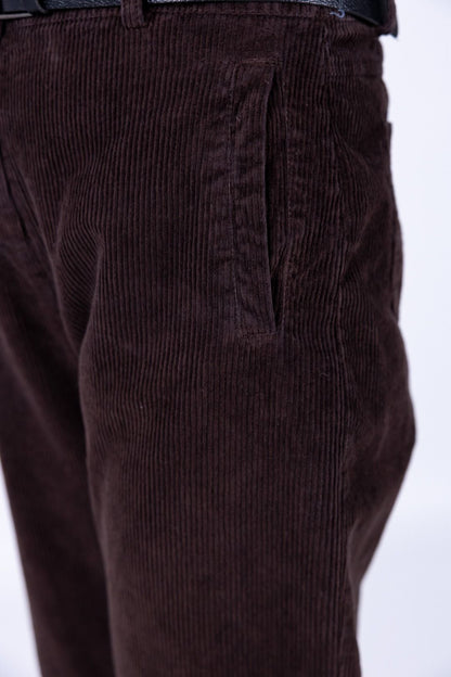 Le Streghe - Pantalone Carrot in velluto