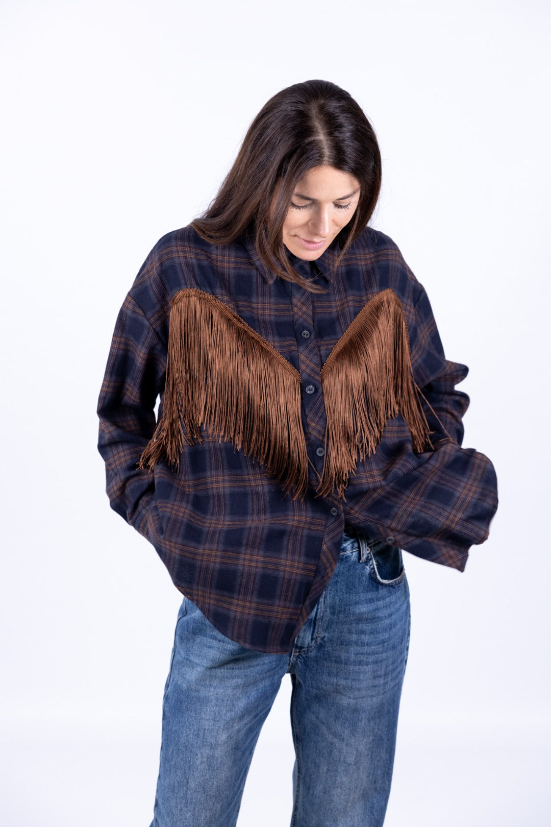 Tensione In - Camicia con frange