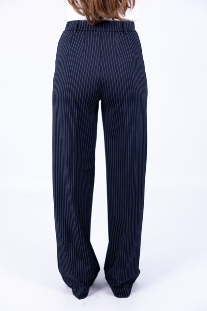 Ragno - Pantalone palazzo gessato