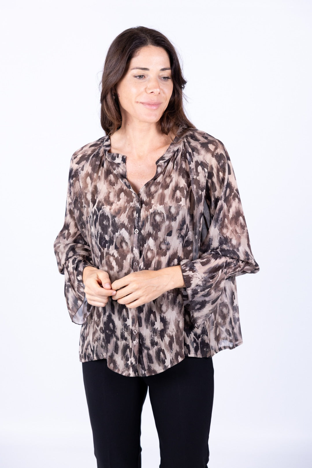 Philia Loft - Camicia viscosa in fantasia