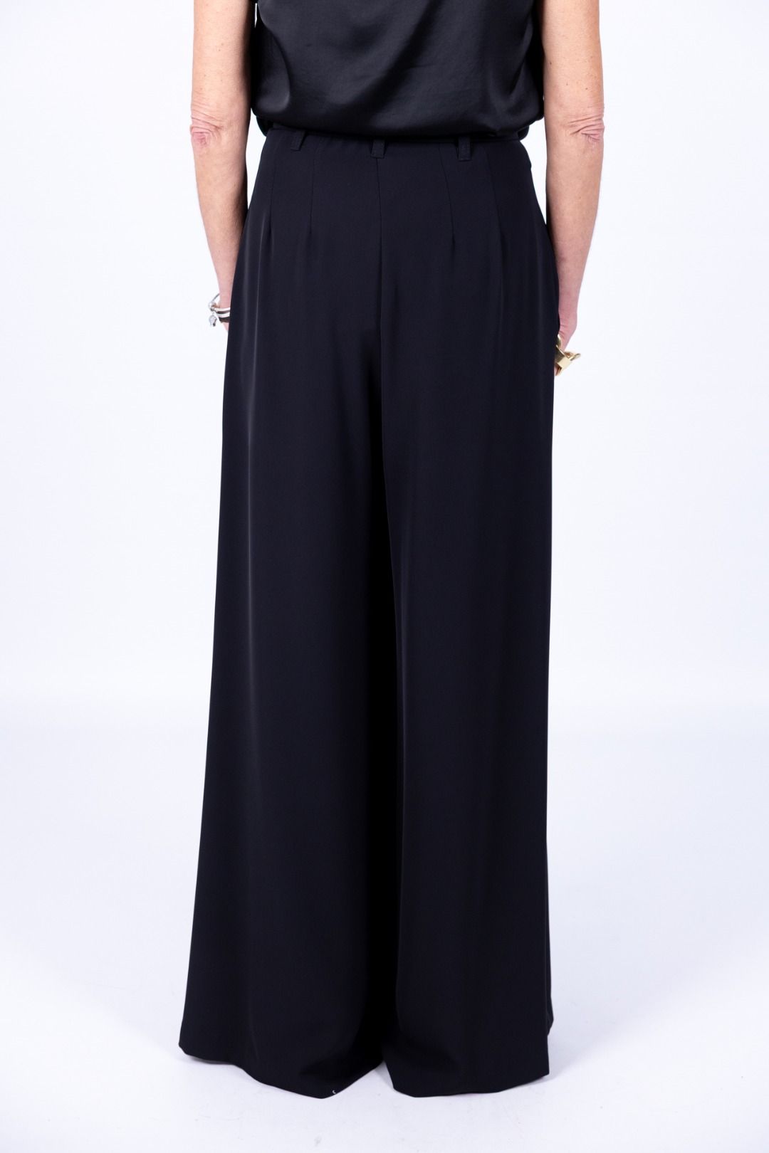 Imperial - Pantalone palazzo con pence