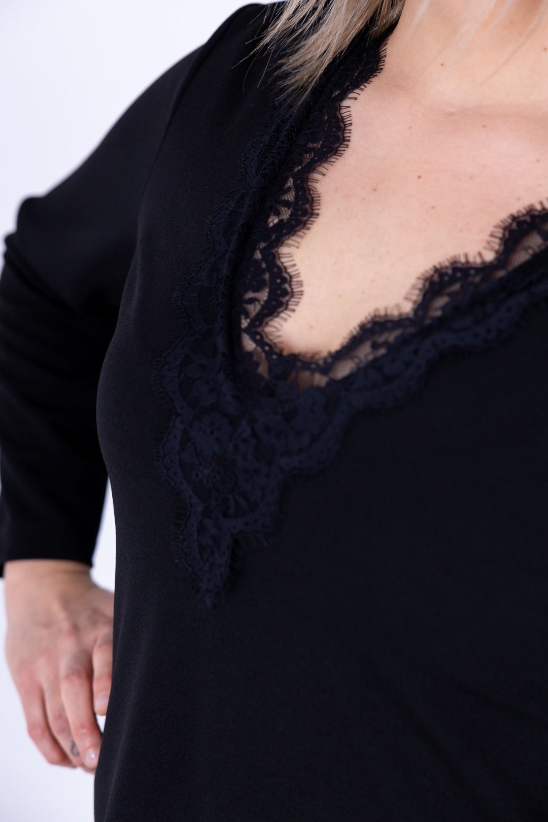 Dejavu - Maglia punto Milano con pizzo