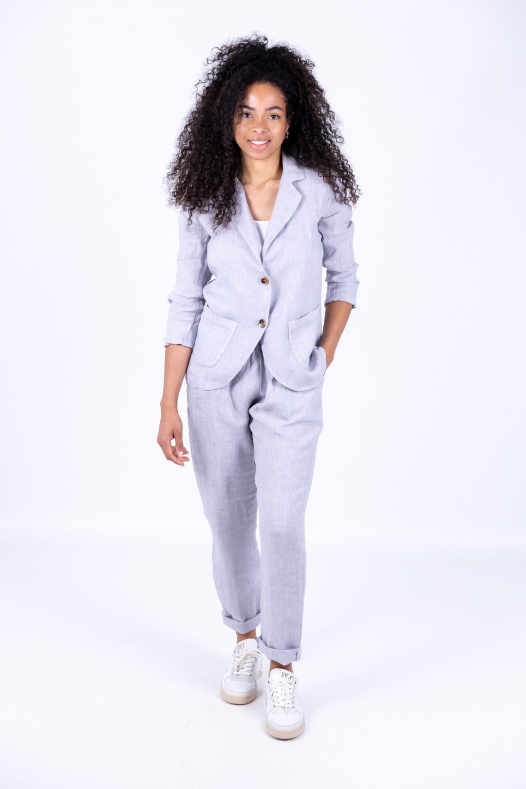 Le Streghe - Completo lino Giacca Pantalone