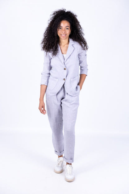 Le Streghe - Completo lino Giacca Pantalone