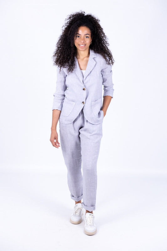 Le Streghe - Completo lino Giacca Pantalone