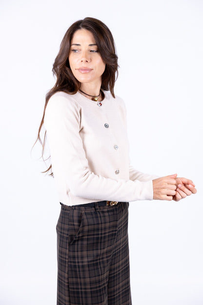 Susy Mix - Maglia bottoni gioiello