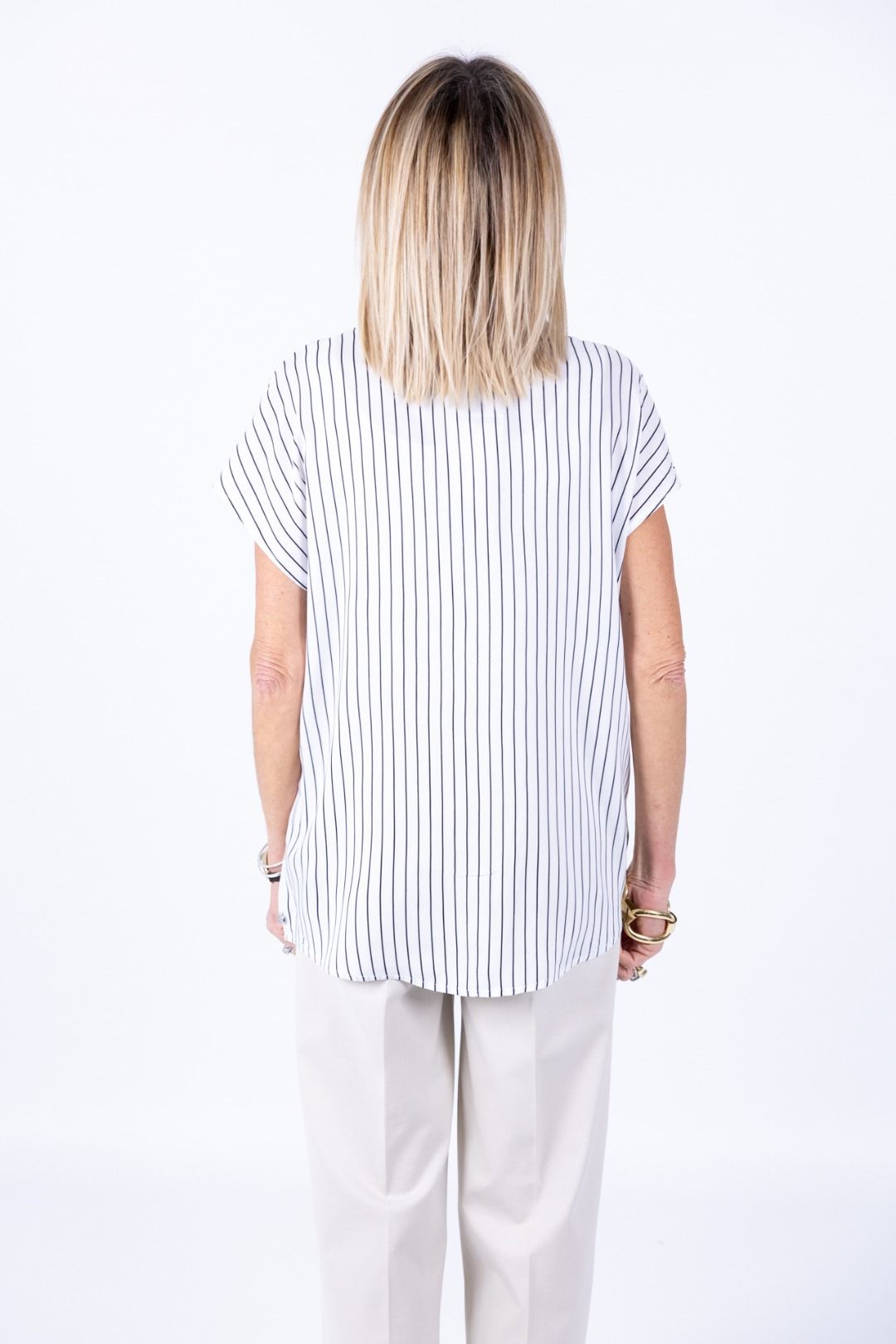 Ragno - Camicia collo coreana ecoseta