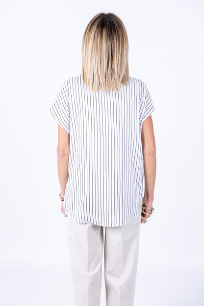 Ragno - Camicia collo coreana ecoseta