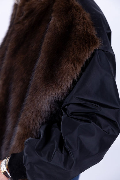 Susy Mix - Bomber con pelliccia