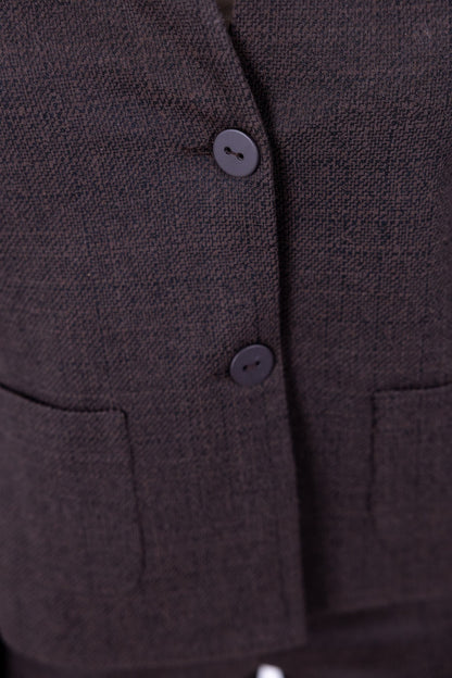 Ragno - Blazer corto Eco Jacquard
