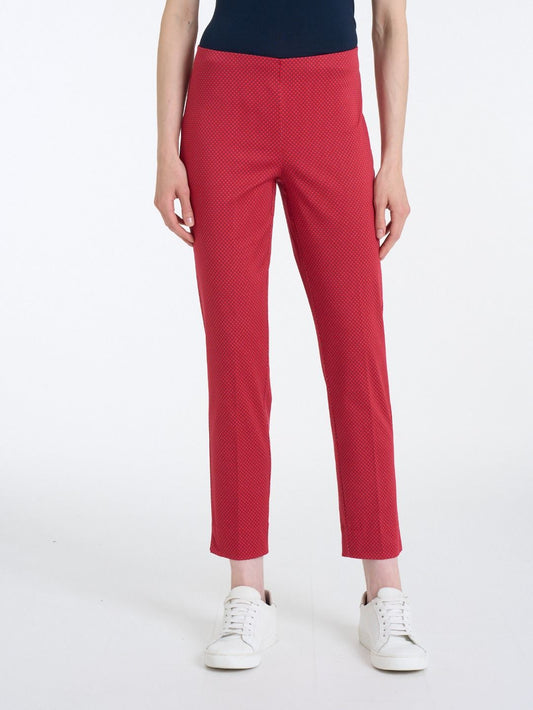 Ragno - Pantalone cigarette Capri fantasia