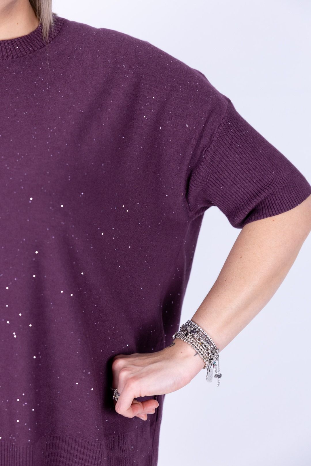 Susy Star - Maglia manica 3/4 con punti luce