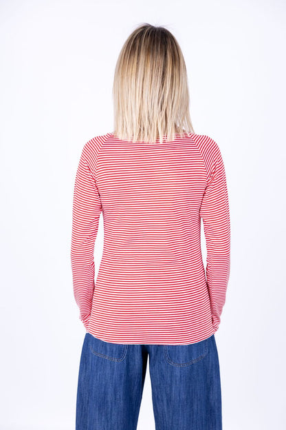Susy Mix - Maglia barchetta righe