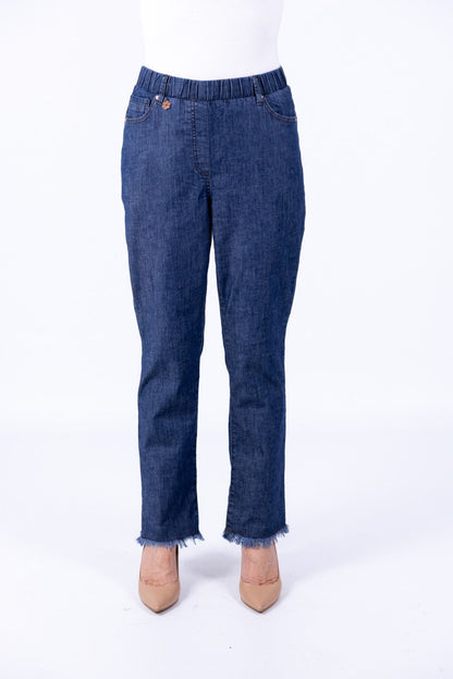 Ragno - Jeans straight pockets con frange
