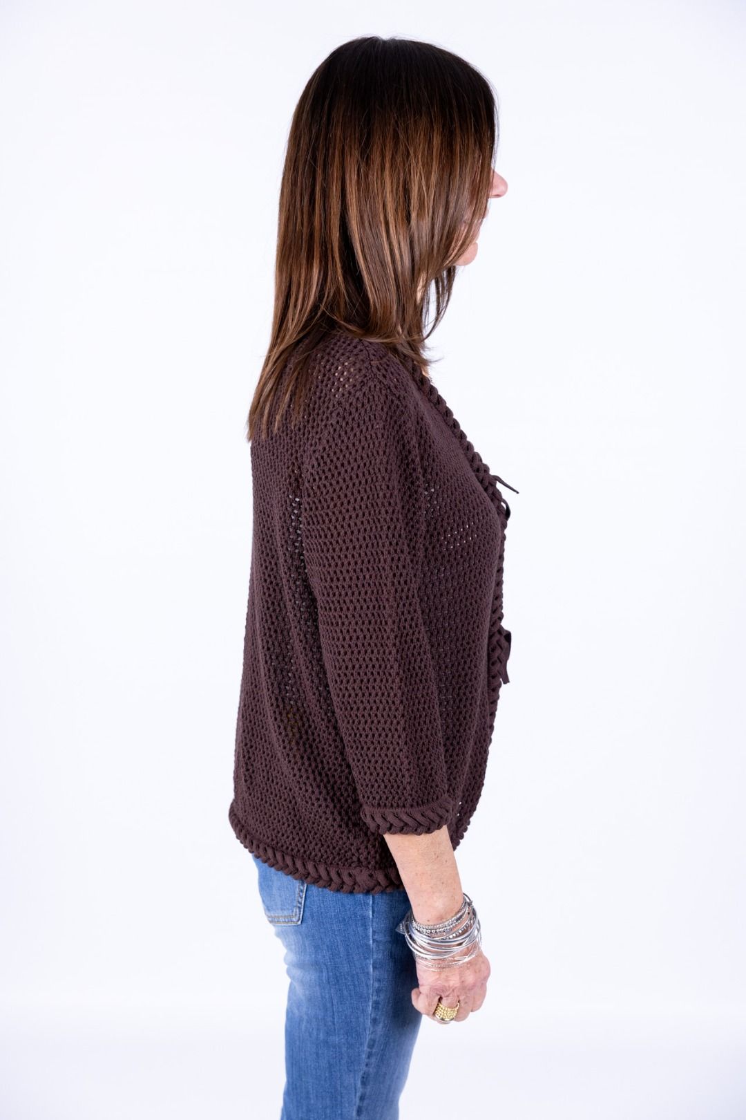 Le Streghe - Cardigan con fiocco