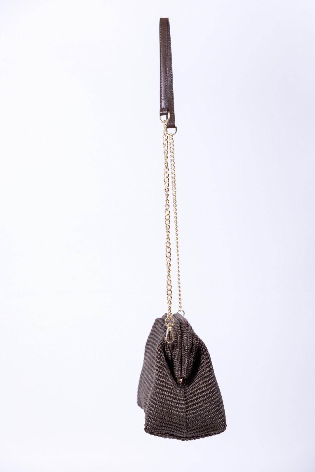 Gulp - Borsa in raffia con chiusura magnetica
