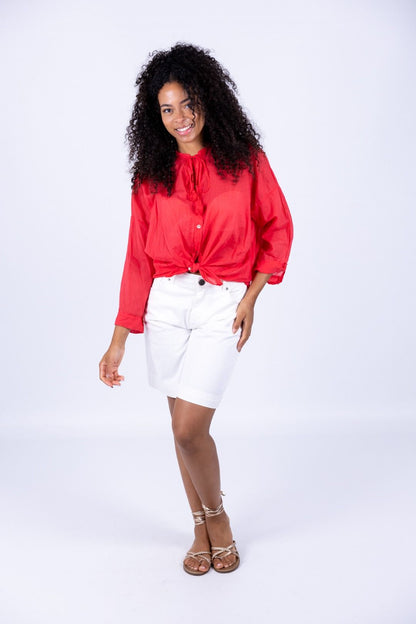 Tensione in - Camicia mussola