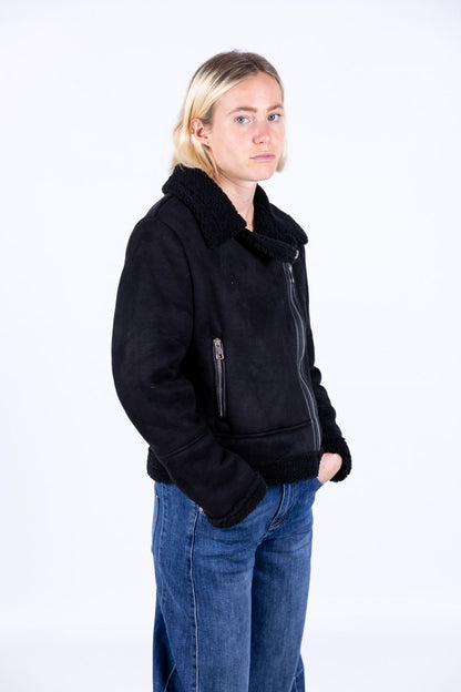 HaveOne - Giacca in eco montone