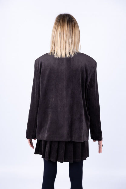 Susy Mix - Giacca di velluto liscio