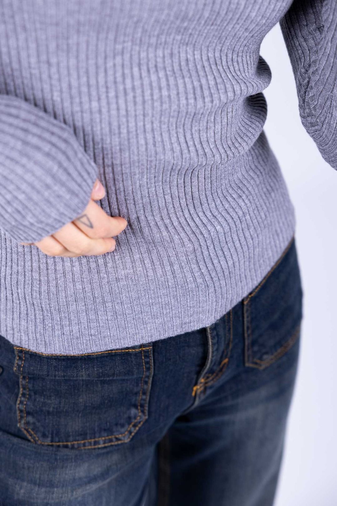 Susy Mix - Maglia lupetto costina