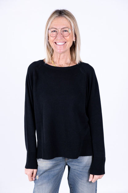 Susy Mix - Maglia barchetta raglan