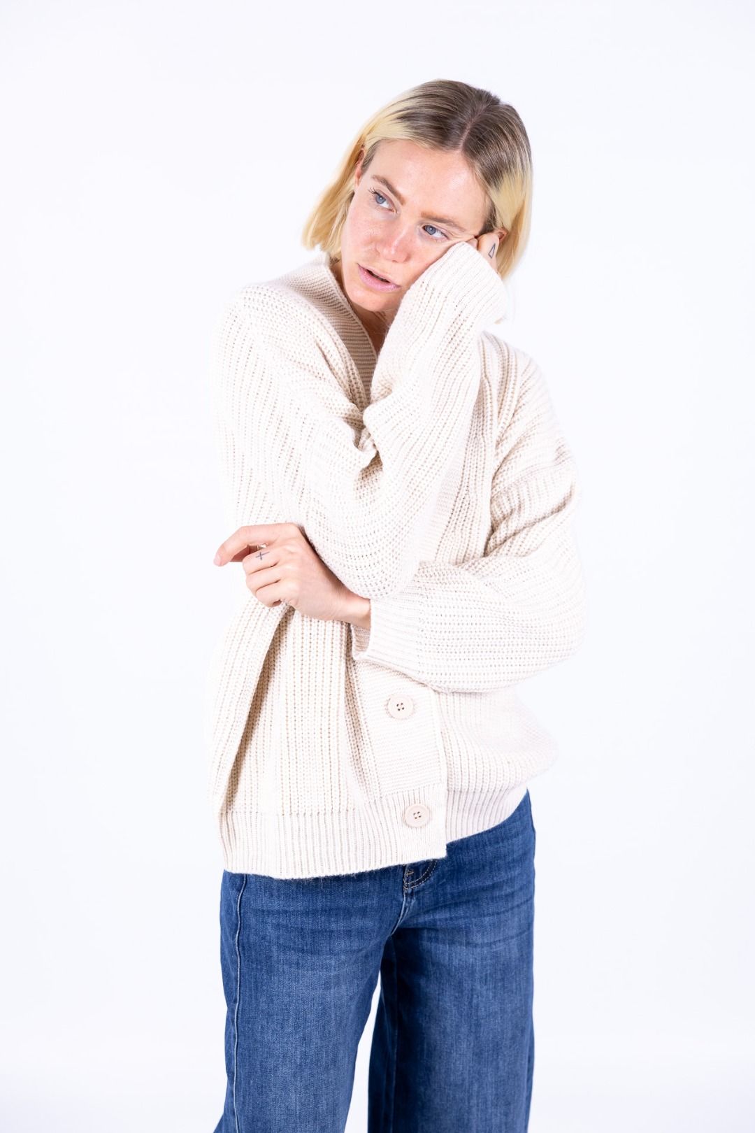 Susy Mix - Cardigan tre bottoni