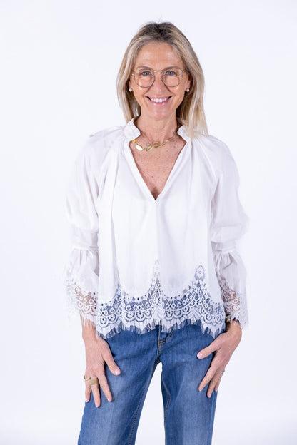 HaveOne - Camicia pizzo
