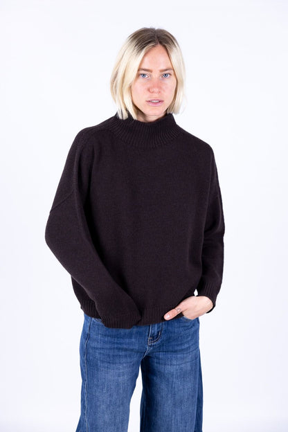 Nhoi Lab - Maglia ovetto con  collo cratere