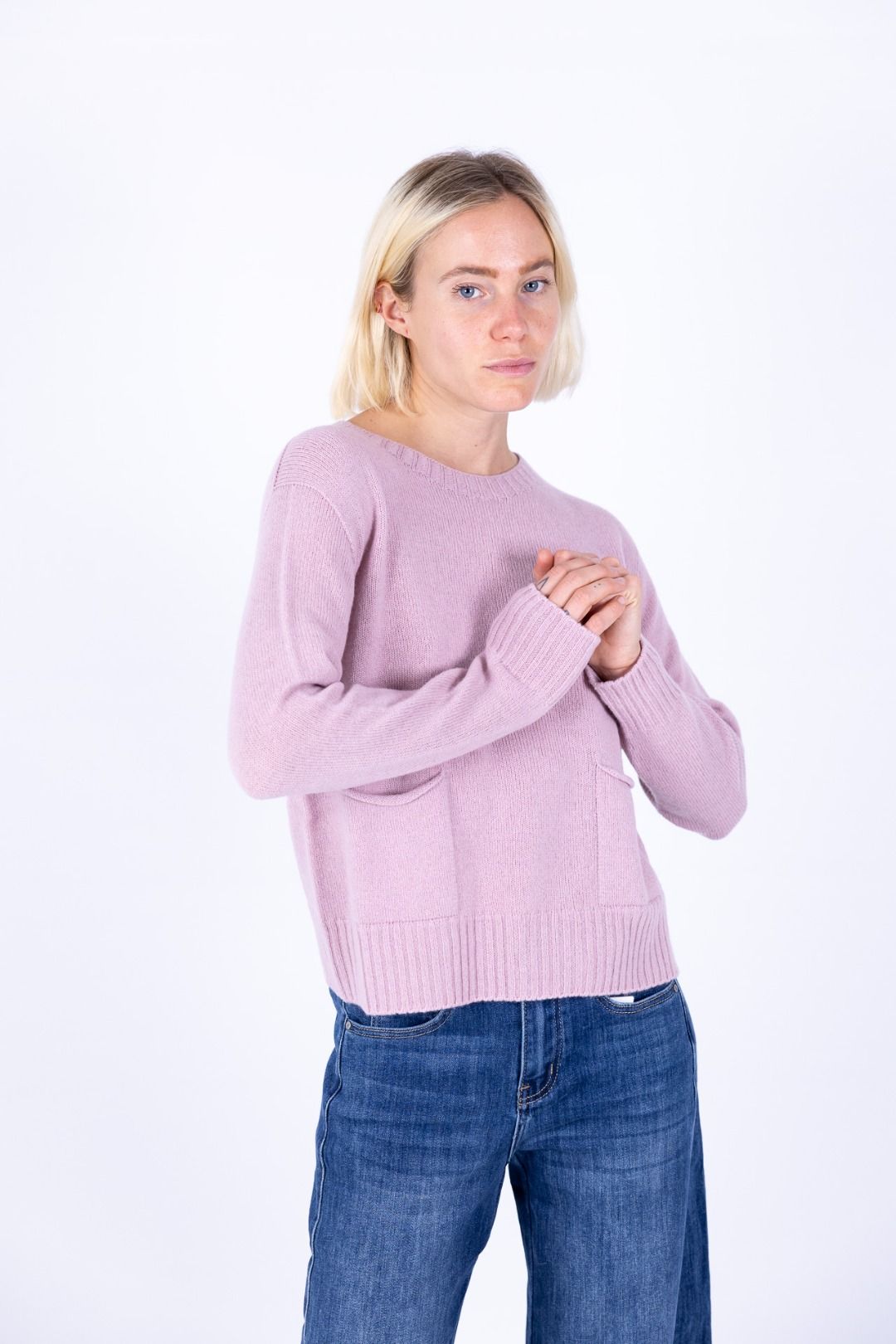 Nhoi Lab - Maglia con taschine girocollo