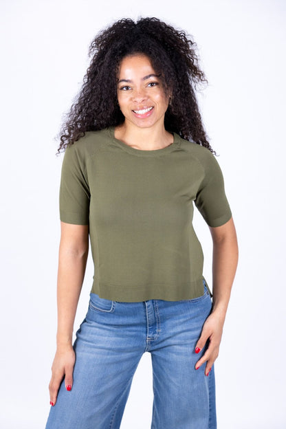 Novepuntouno - Maglia viscosa manica 3/4