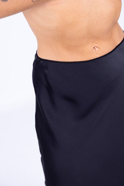 Tensione In - Gonna satin pizzo