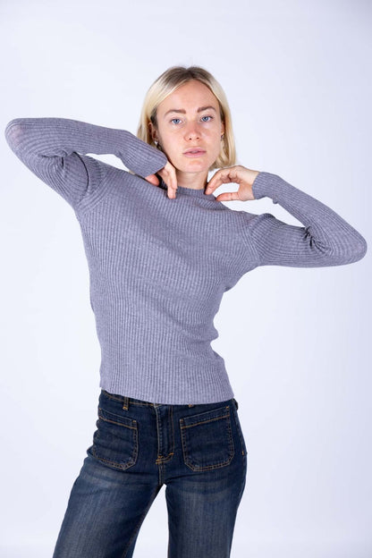 Susy Mix - Maglia lupetto costina